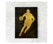 Plakat w ramce, Golden NBA, 50x 70 cm, czarna ramka