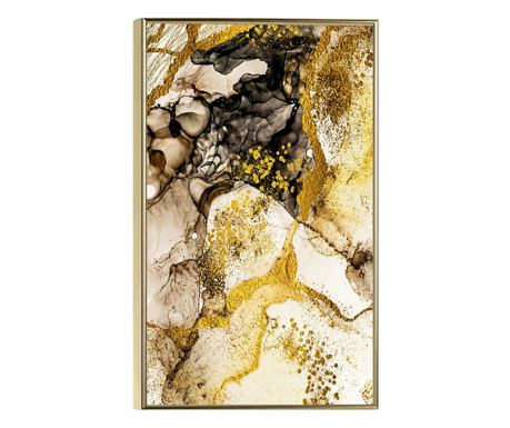Uokvireni Plakati, Golden Sand, 80x60 cm, Zlatni okvir