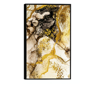 Plakat w ramce, Golden Sand, 21 x 30 cm, czarna ramka