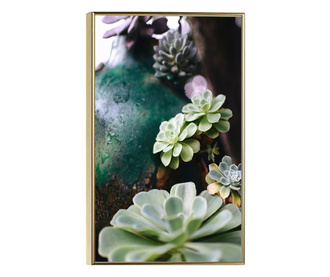 Uokvireni Plakati, Green Garden, 80x60 cm, Zlatni okvir