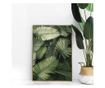 Uokvireni Plakati, Green Leaves, 50x 70 cm, Zlatni okvir