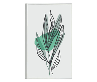 Uokvireni Plakati, Green LIne-Art, 21 x 30 cm, Bijeli okvir