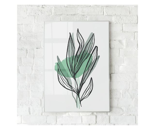 Uokvireni Plakati, Green LIne-Art, 42 x 30 cm, Bijeli okvir