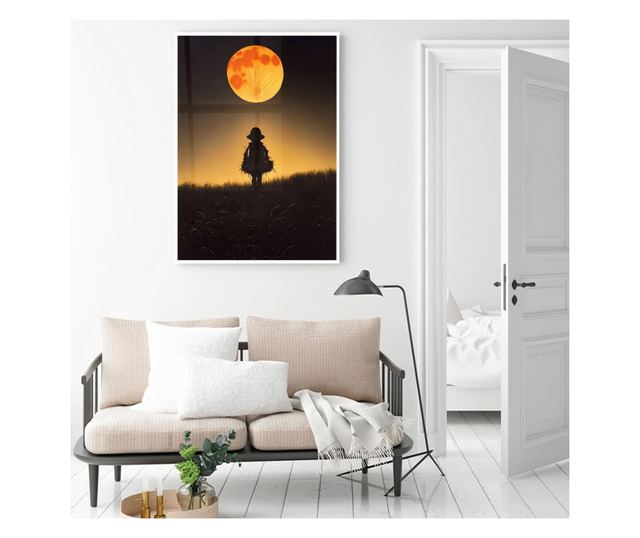 Uokvireni Plakati, Hallow ScareCrow, 80x60 cm, Bijeli okvir