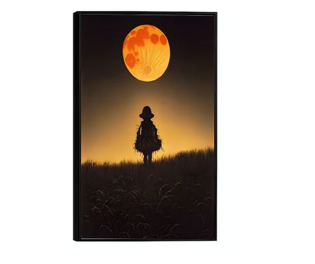 Uokvireni Plakati, Hallow ScareCrow, 42 x 30 cm, Crni okvir