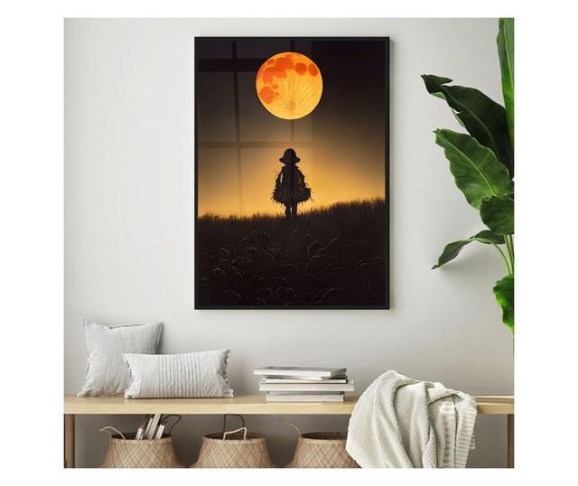 Uokvireni Plakati, Hallow ScareCrow, 60x40 cm, Črn okvir