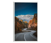 Uokvireni Plakati, Highway to Mountains, 42 x 30 cm, Bijeli okvir