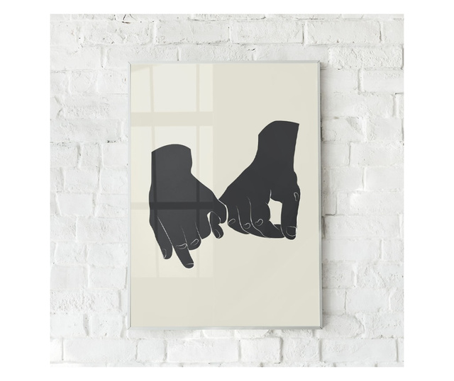 Uokvireni Plakati, Holding Fingers, 21 x 30 cm, Bijeli okvir