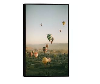 Uokvireni Plakati, Hot Ballons, 21 x 30 cm, Črn okvir