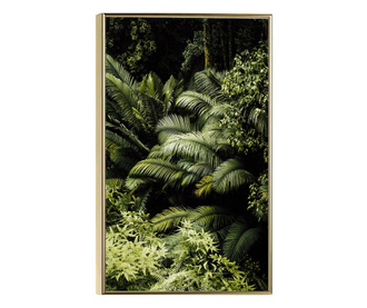 Uokvireni Plakati, Into the Jungle, 50x 70 cm, Zlatni okvir