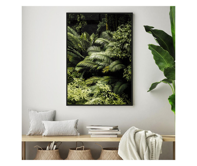 Uokvireni Plakati, Into the Jungle, 21 x 30 cm, Črn okvir