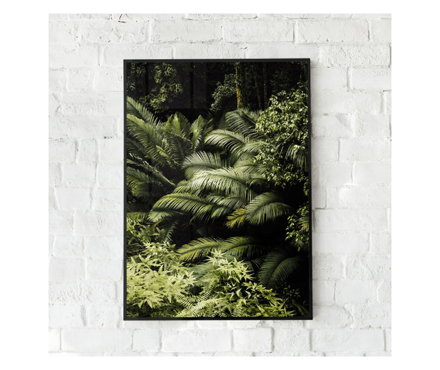 Uokvireni Plakati, Into the Jungle, 60x40 cm, Črn okvir