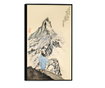 Uokvireni Plakati, Japanese Zen Art, 42 x 30 cm, Črn okvir