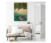 Uokvireni Plakati, Jungle Beach, 50x 70 cm, Zlatni okvir