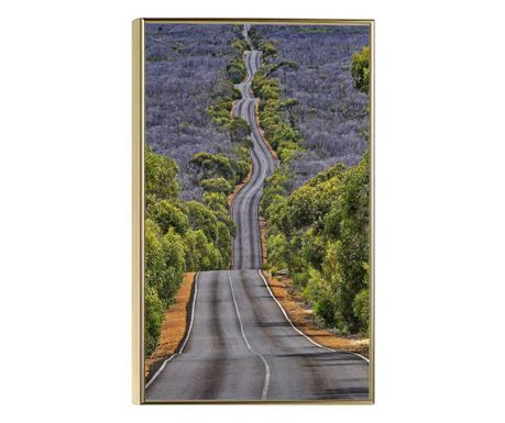 Keretezett poszterek, Kangaroo Island, 60x40 cm, Arany keret