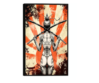 Uokvireni Plakati, Katana Woman, 60x40 cm, Črn okvir