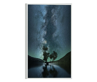 Uokvireni Plakati, Lake Stars, 60x40 cm, Bijeli okvir