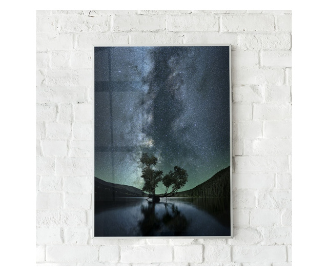Uokvireni Plakati, Lake Stars, 21 x 30 cm, Bijeli okvir