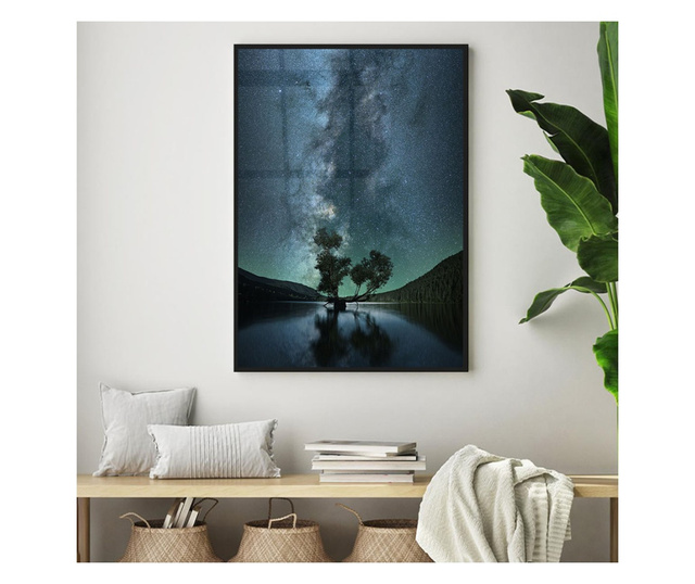 Uokvireni Plakati, Lake Stars, 42 x 30 cm, Črn okvir