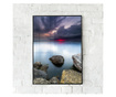 Uokvireni Plakati, Lake Sunset, 80x60 cm, Črn okvir