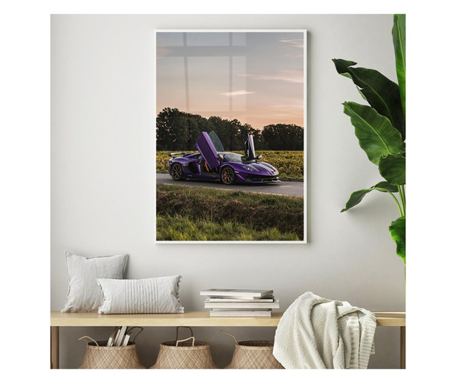 Uokvireni Plakati, Lamborghini Huracan, 42 x 30 cm, Bijeli okvir