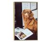 Uokvireni Plakati, Learning Dog, 80x60 cm, Zlatni okvir