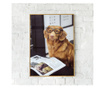 Uokvireni Plakati, Learning Dog, 80x60 cm, Zlatni okvir