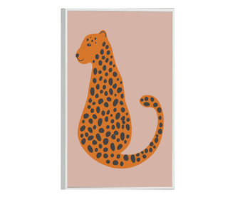 Uokvireni Plakati, Leopard Pattern, 21 x 30 cm, Bijeli okvir
