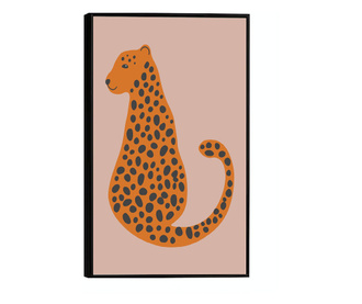 Uokvireni Plakati, Leopard Pattern, 80x60 cm, Črn okvir
