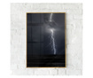 Uokvireni Plakati, Lightning Over The Sea, 42 x 30 cm, Zlatni okvir