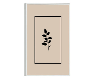 Uokvireni Plakati, Line Botanical Art, 60x40 cm, Bijeli okvir