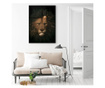 Uokvireni Plakati, Lion in The Crown, 80x60 cm, Črn okvir