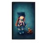 Uokvireni Plakati, Little Girl With Toys, 21 x 30 cm, Črn okvir