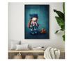Uokvireni Plakati, Little Girl With Toys, 21 x 30 cm, Črn okvir