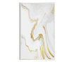 Uokvireni Plakati, Luxury Golden Marble, 80x60 cm, Bijeli okvir
