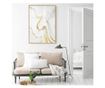 Uokvireni Plakati, Luxury Golden Marble, 80x60 cm, Zlatni okvir