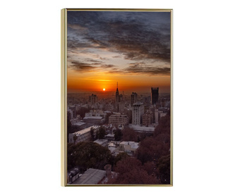 Uokvireni Plakati, Mendoza Argentina, 21 x 30 cm, Zlatni okvir