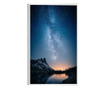 Plakat w ramce, Milky Way Glowing, 80x60 cm, biała ramka