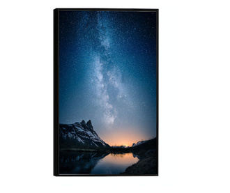 Plakat w ramce, Milky Way Glowing, 42 x 30 cm, czarna ramka