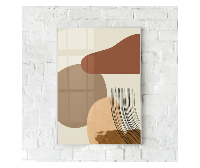 Uokvireni Plakati, Minimal of Brown, 80x60 cm, Bijeli okvir