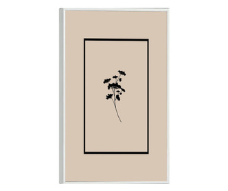 Uokvireni Plakati, Minimal Plant, 60x40 cm, Bijeli okvir