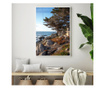 Uokvireni Plakati, Monterey California, 80x60 cm, Bijeli okvir