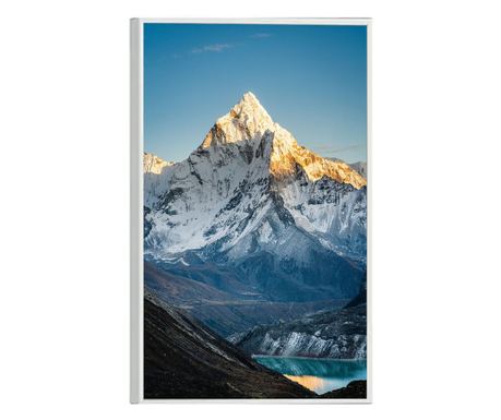 Uokvireni Plakati, Mountain Peak, 80x60 cm, Bijeli okvir