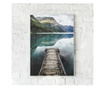 Plakat w ramce, Norway Lake, 60x40 cm, biała ramka