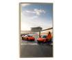 Uokvireni Plakati, Orange Supercar, 80x60 cm, Zlatni okvir