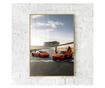 Uokvireni Plakati, Orange Supercar, 80x60 cm, Zlatni okvir