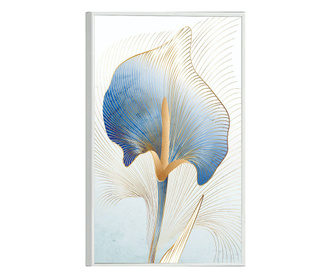Plakat w ramce, orhidee 2, 60x40 cm, biała ramka