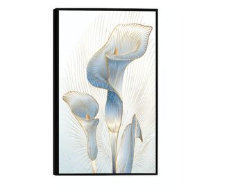Uokvireni Plakati, orhidee 3, 21 x 30 cm, Crni okvir