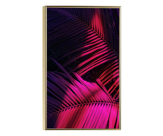 Uokvireni Plakati, Palm Leaves, 21 x 30 cm, Zlatni okvir