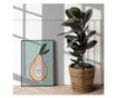 Uokvireni Plakati, Pear Pattern, 80x60 cm, Crni okvir